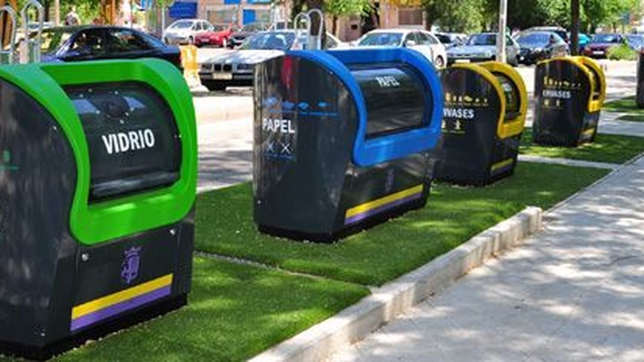 Contenedores en Torrejón