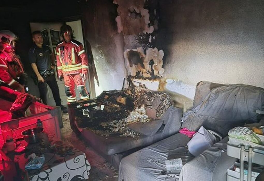 Incendio en una vivienda de Torrejón de Ardoz