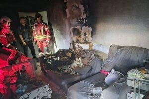 Incendio en una vivienda de Torrejón de Ardoz
