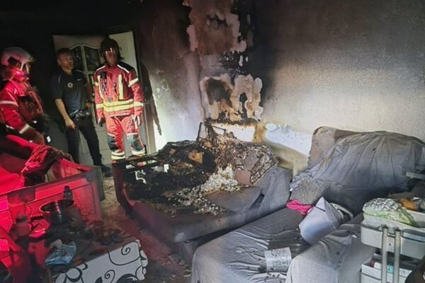 Incendio en una vivienda de Torrejón de Ardoz